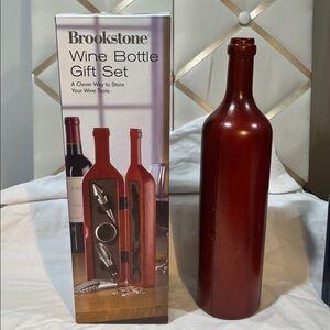 Brookstone Wine Bottle Gift Set